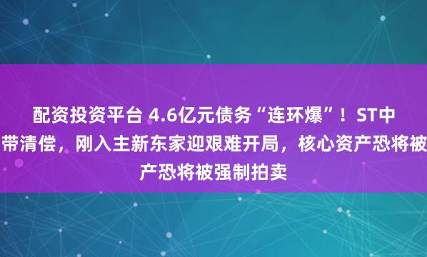 配资投资平台 4.6亿元债务“连环爆”！ST中迪被判连带清偿，刚入主新东家迎艰难开局，核心资产恐将被强制拍卖