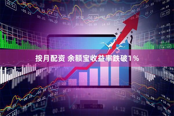 按月配资 余额宝收益率跌破1％